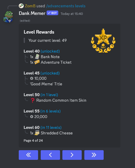 level rewards page 4
