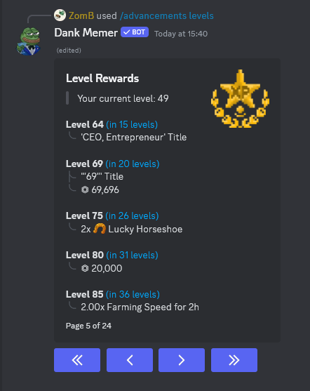 level rewards page 5