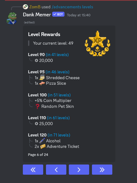 level rewards page 6
