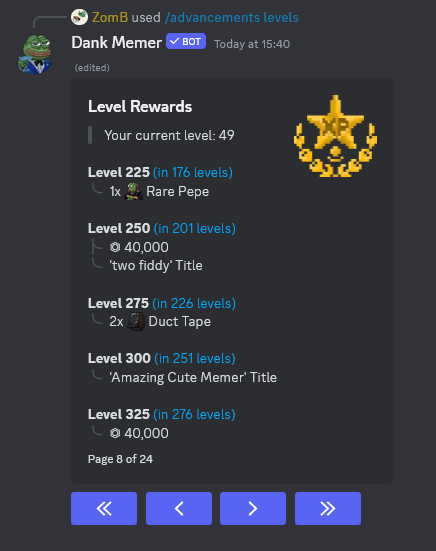 level rewards page 8