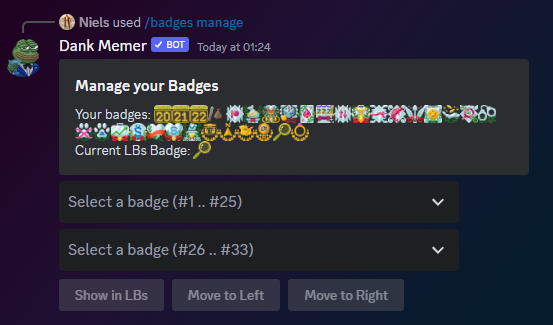 Badges  Dank Memer Wiki