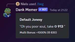 All Dank Memer Discord Secret Multipliers Commands 